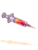 Syringe In Mouth