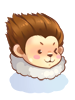 Monkey On Fur Hat