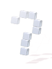Costume Silver Question Mark