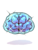 Costume Blue Brain Hat