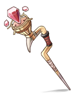 Lesser Guild Member's Destruction Staff