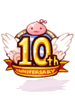 10th Anniversary Badge