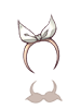 Cute White Ribbon